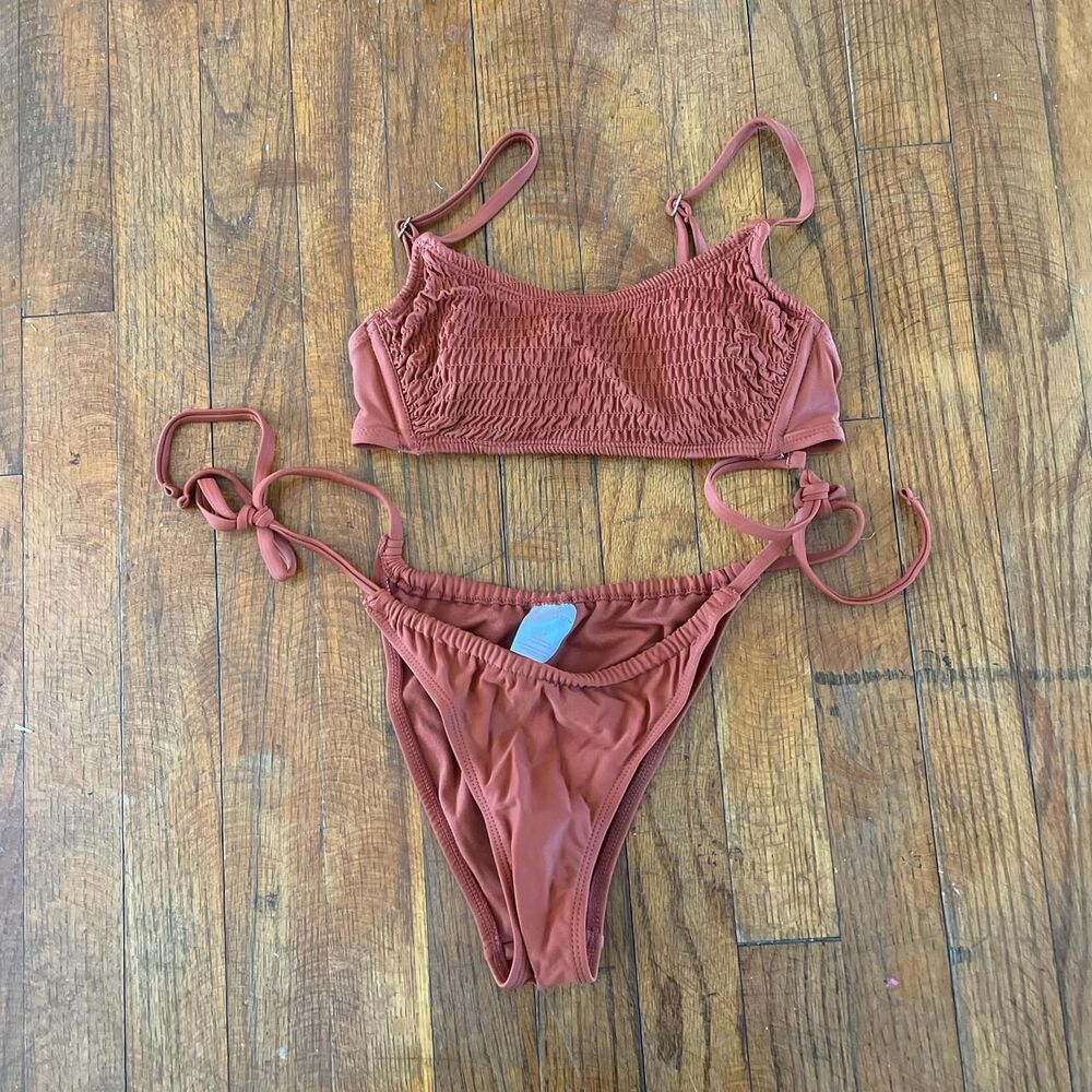 Target Women's Orange and Burgundy Bikinis-and-tankini-sets